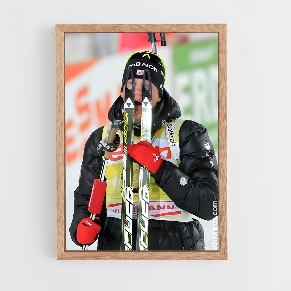 Poster Tarjei boe – affiche Biathlon (vue 4)